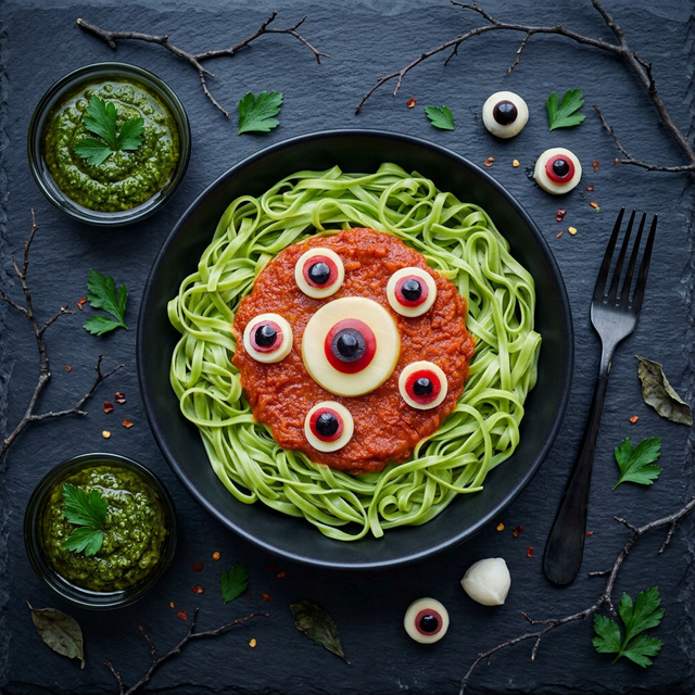 Monster Green Pasta